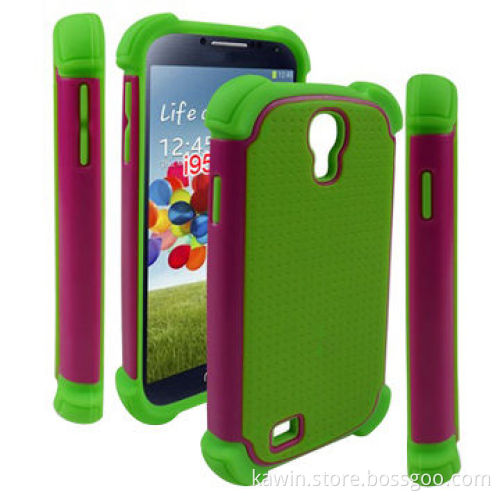 Triple Combo 3-in-1 TPU + PC + Silicone Cover for Samsung Galaxy S4